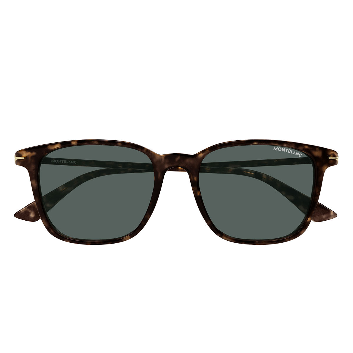 Montblanc Occhiali da Sole MB0338S 002 Marrone/Verde Uomo