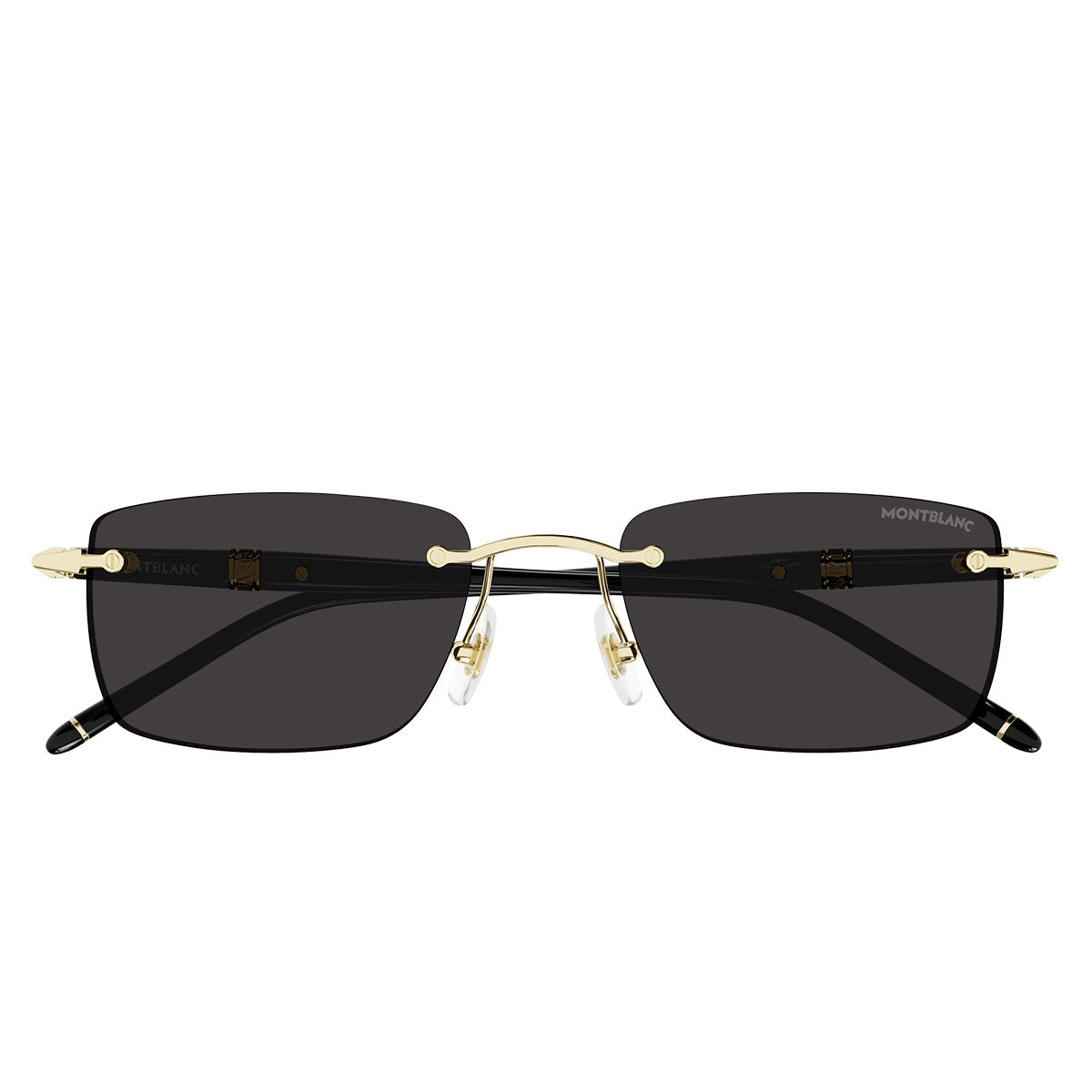 Montblanc Occhiali da Sole MB0344S 001 Nero/Grigio Uomo