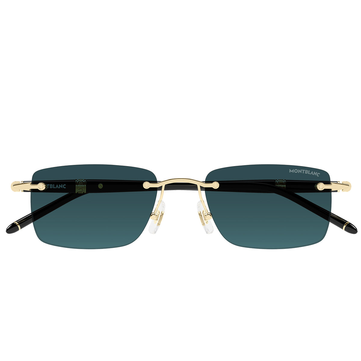 Montblanc Occhiali da Sole MB0344S 008 Nero/Grigio Uomo