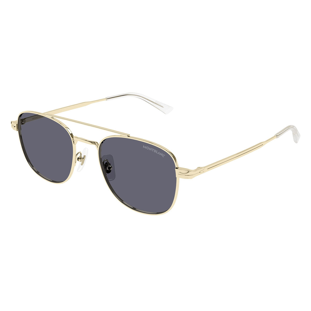 Montblanc Occhiali da Sole MB0363S 004 Oro/Azzurro Uomo 2