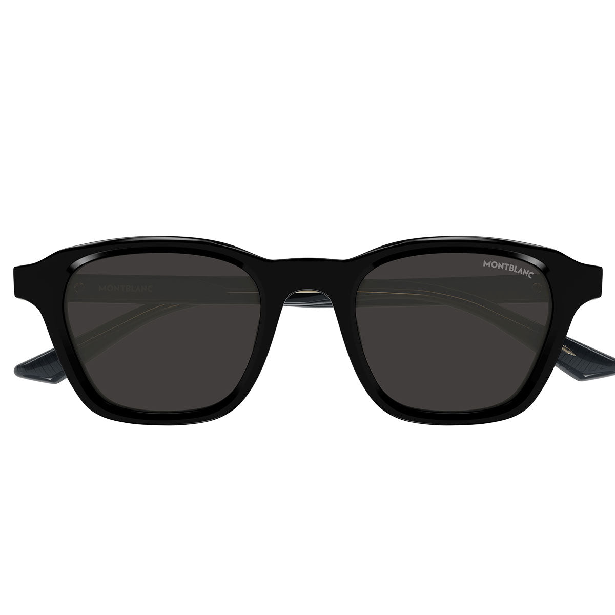 Montblanc Occhiali da Sole MB0384S 001 Nero/Grigio Uomo
