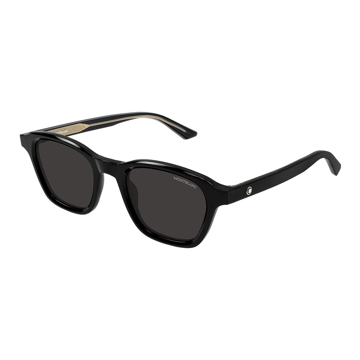 Montblanc Occhiali da Sole MB0384S 001 Nero/Grigio Uomo