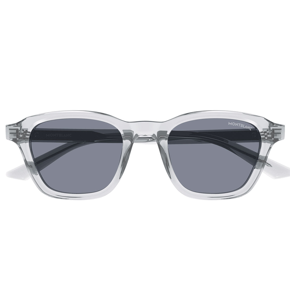 Montblanc Occhiali da Sole MB0384S 004 Grigio/Grigio Uomo