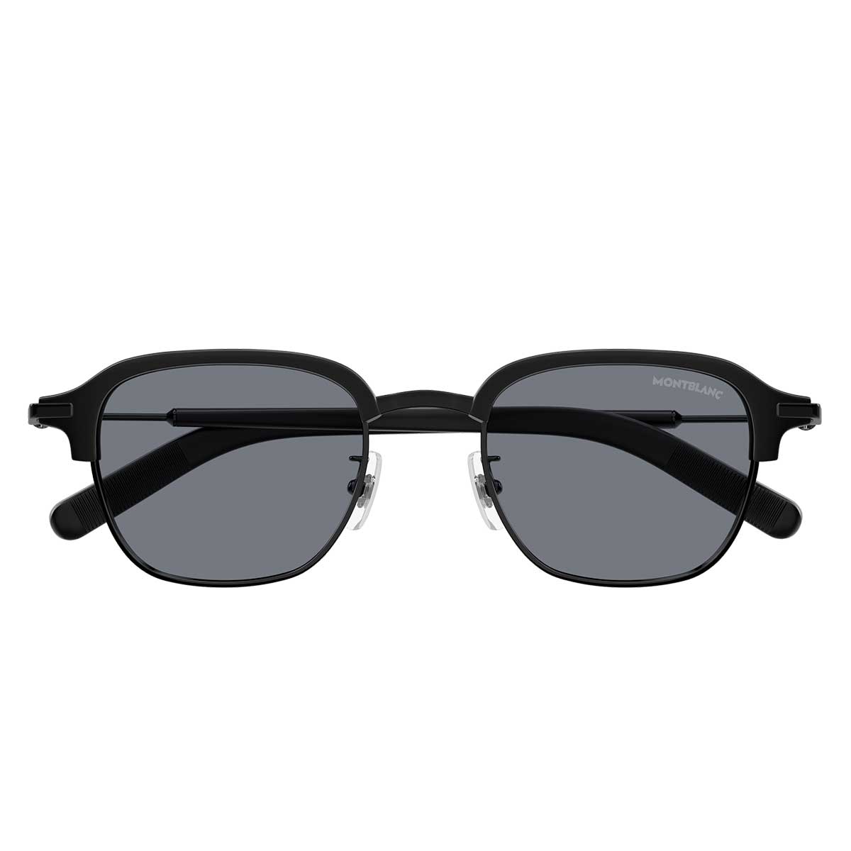 Montblanc Occhiali da Sole MB0390S 003 Nero/Grigio Uomo