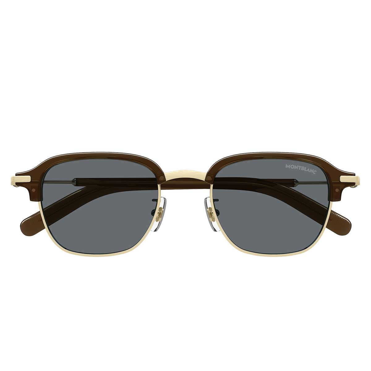 Montblanc Occhiali da Sole MB0390S 005 Oro/Grigio Uomo