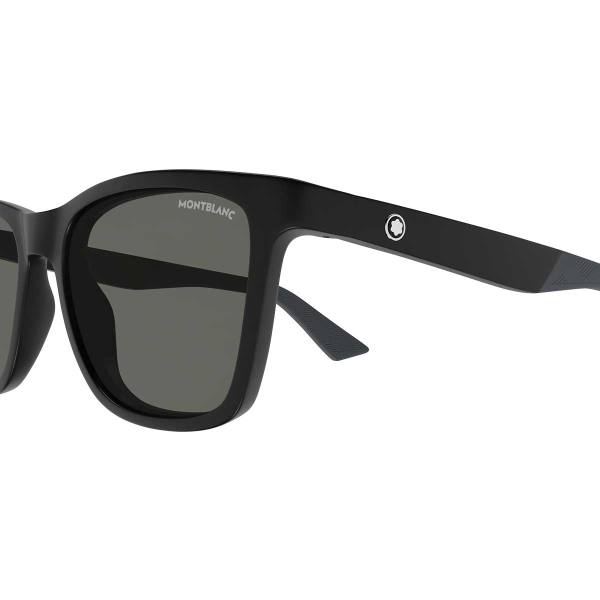 Montblanc Occhiali da Sole MB0399S 002 Nero/Grigio Uomo 3