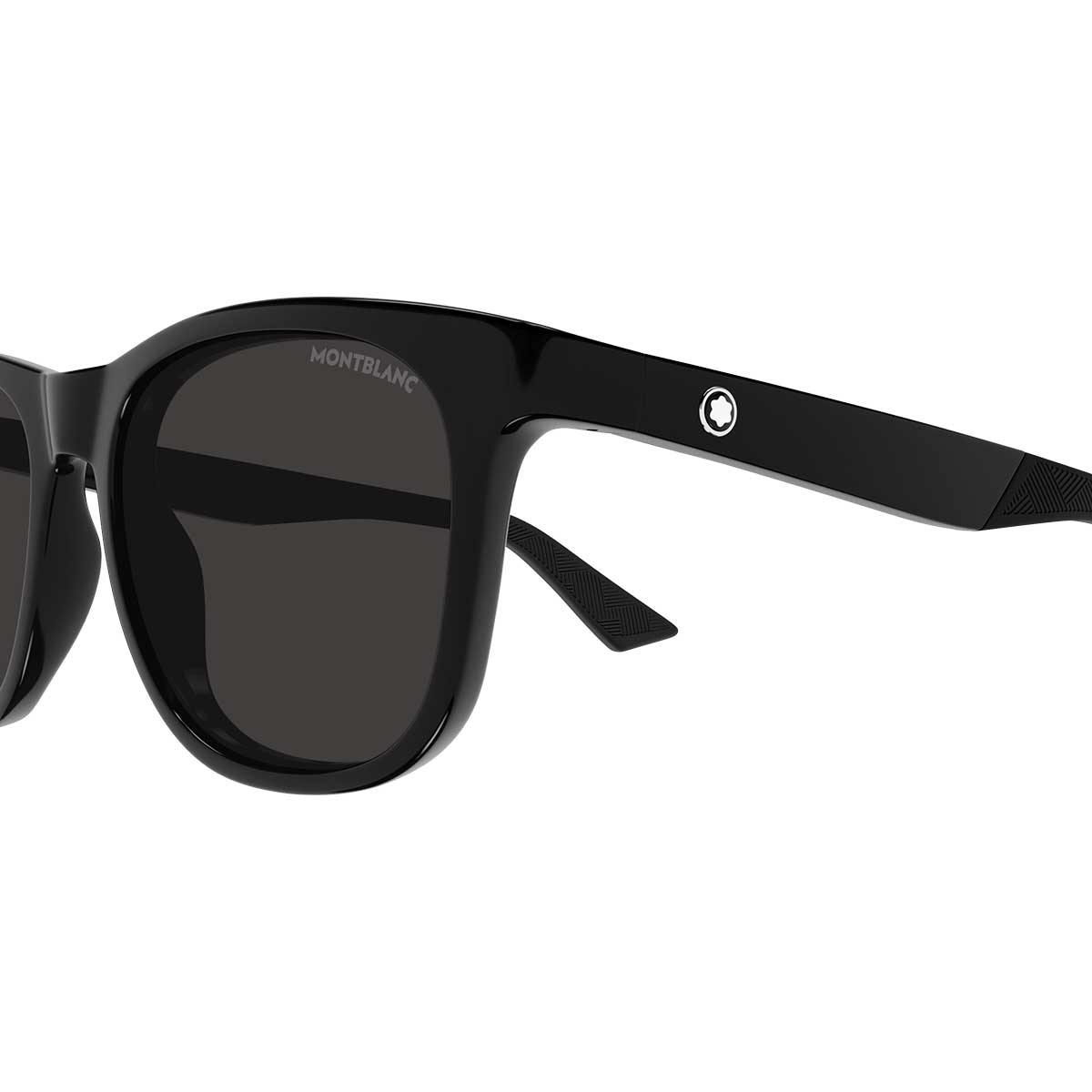 Montblanc Occhiali da Sole MB0400S 001 Nero/Grigio Uomo 3