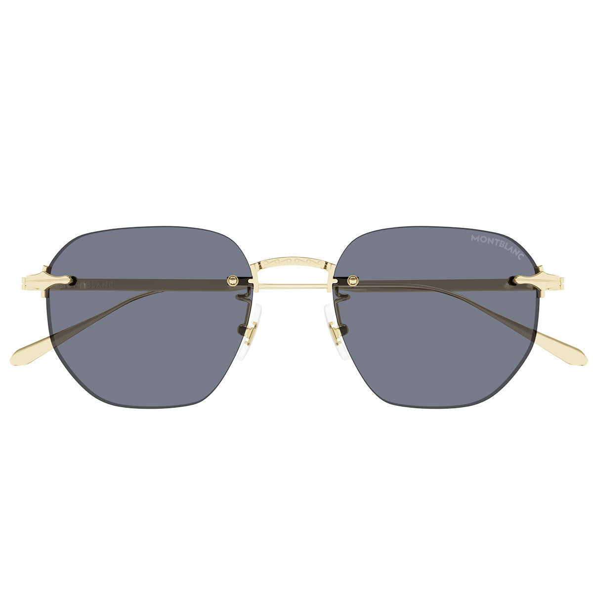 Montblanc Occhiali da Sole MB0405S 003 Oro/Grigio Uomo