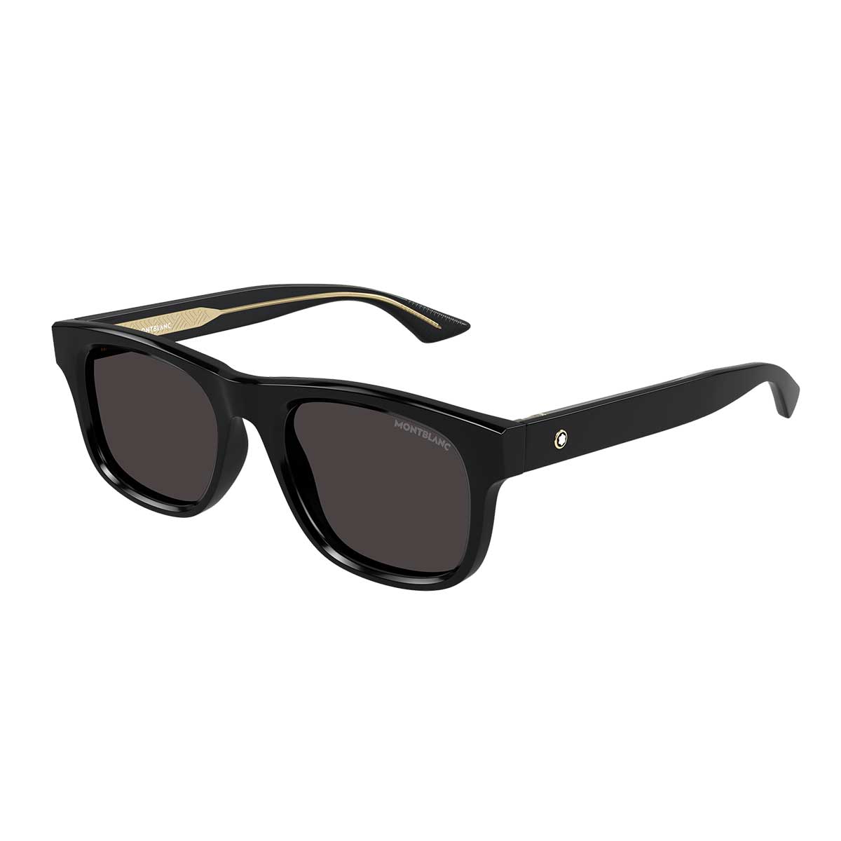 Montblanc Occhiali da Sole MB0421S 001 Nero/Grigio Uomo 2
