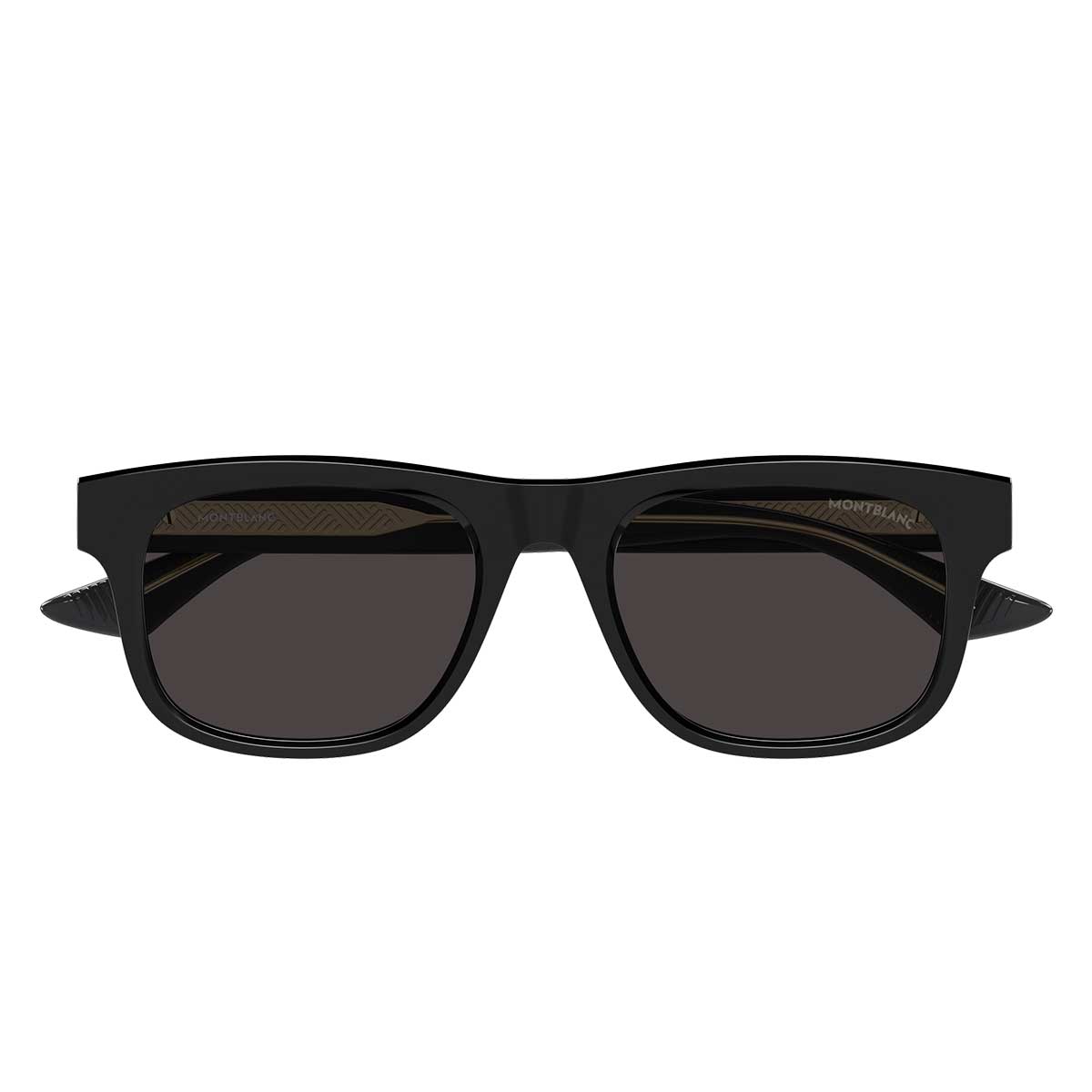 Montblanc Occhiali da Sole MB0421S 001 Nero/Grigio Uomo