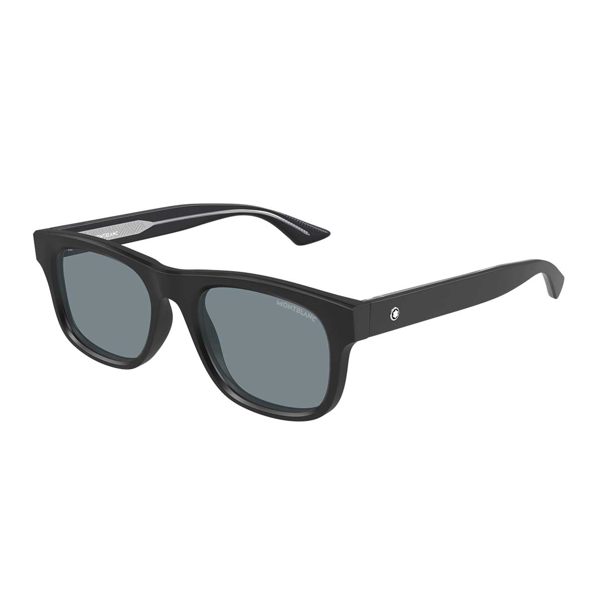Montblanc Occhiali da Sole MB0421S 003 Nero/Grigio Uomo 2