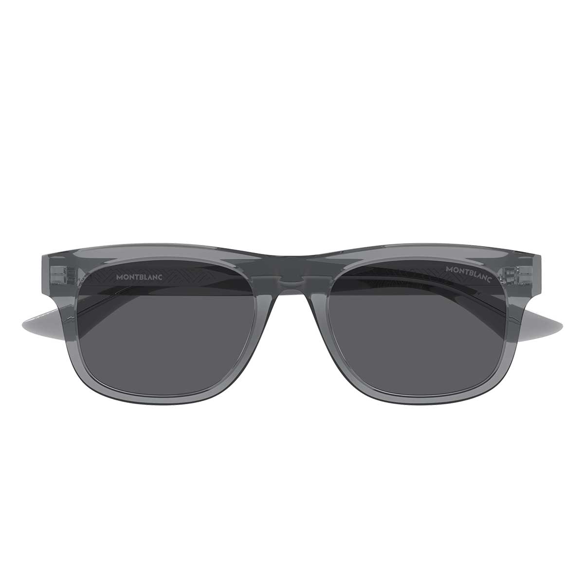 Montblanc Occhiali da Sole MB0421S 005 Grigio/Grigio Uomo Polarizzati