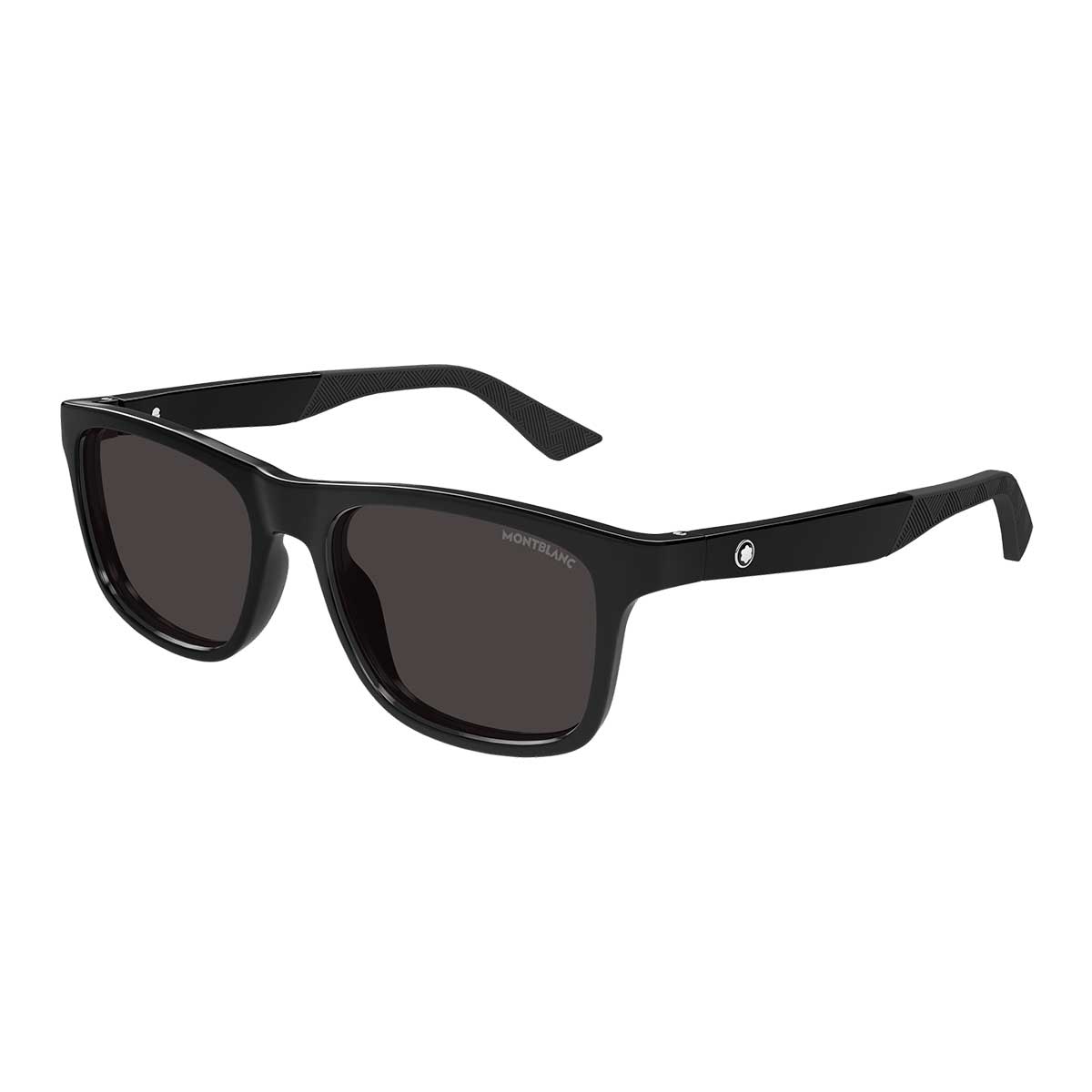 Montblanc Occhiali da Sole MB0432S 001 Nero/Grigio Uomo 2