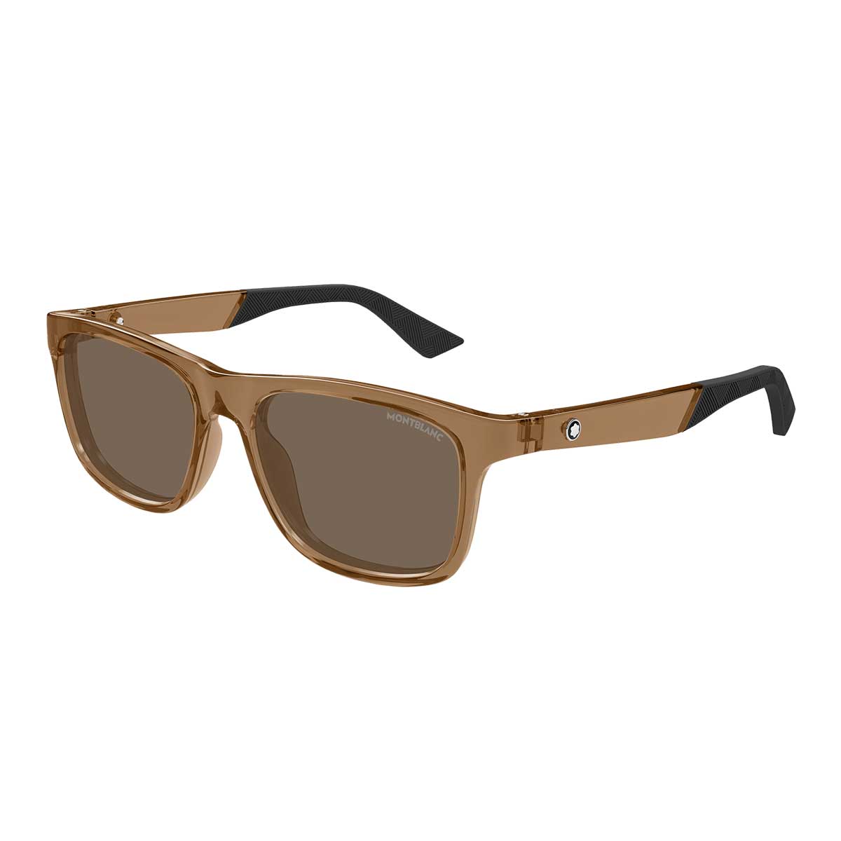 Montblanc Occhiali da Sole MB0432S 004 Marrone/Marrone Uomo 2