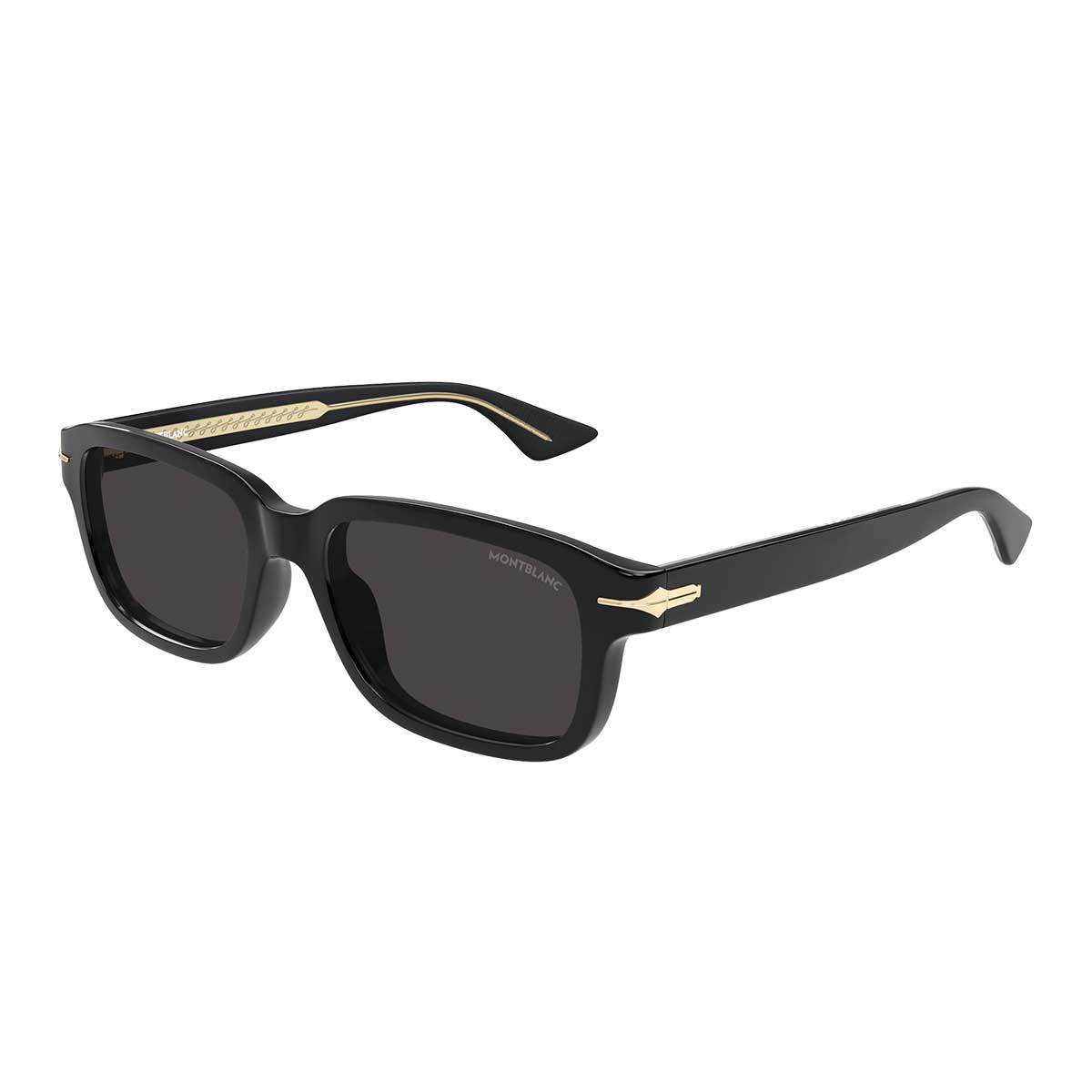 Montblanc Occhiali da Sole MB0436S 001 Nero/Grigio Uomo 2