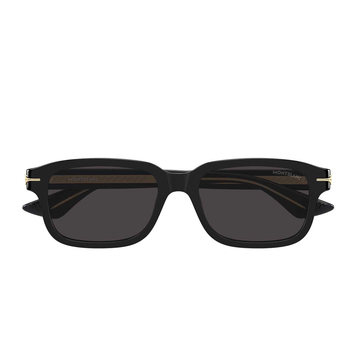 Montblanc Occhiali da Sole MB0436S 001 Nero/Grigio Uomo
