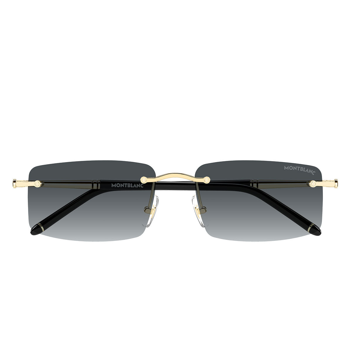 Montblanc Occhiali da Sole MB0443S 007 Oro/Grigio Sfumato Uomo