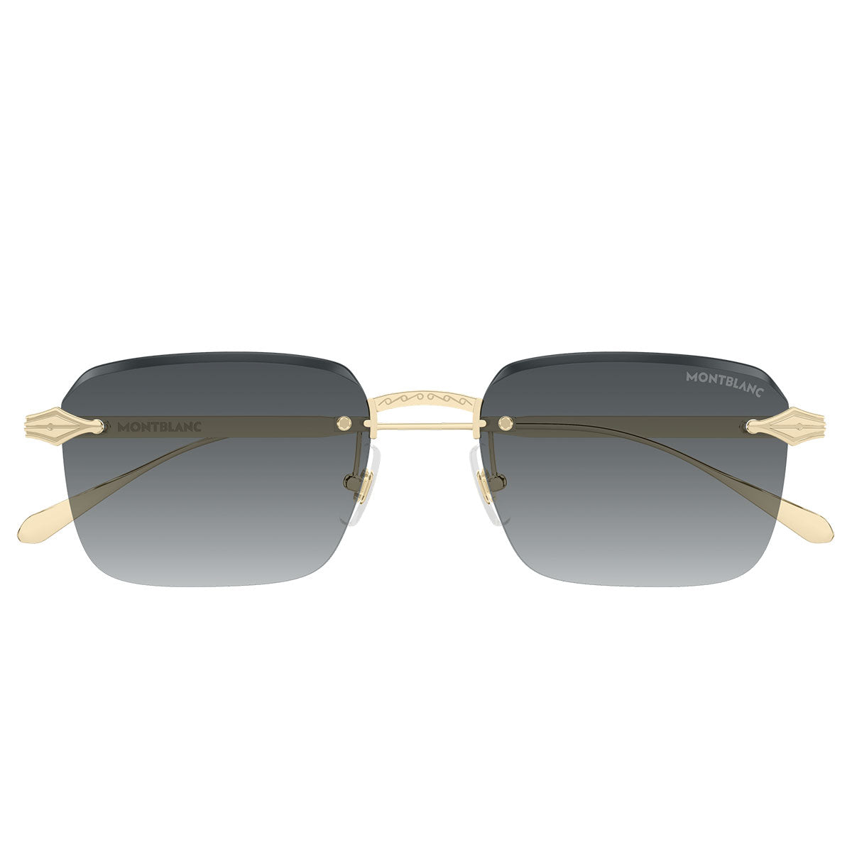 Montblanc Occhiali da Sole MB0456S 001 Oro/Grigio Uomo