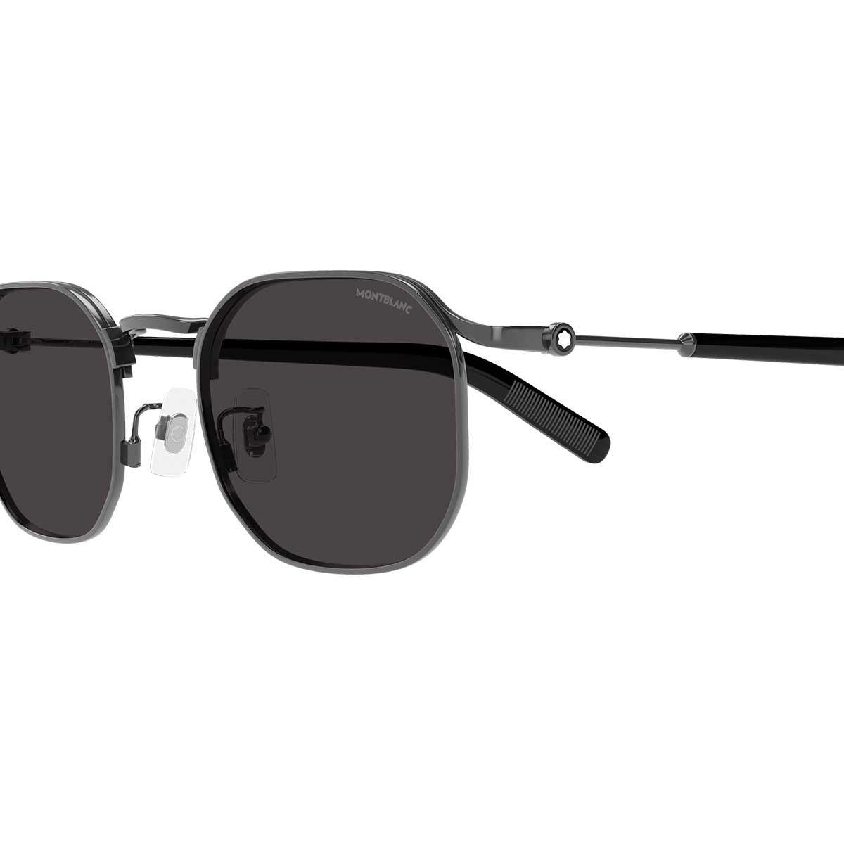 Montblanc Occhiali da Sole MB0459S 001 Rutenio/Grigio Uomo 3
