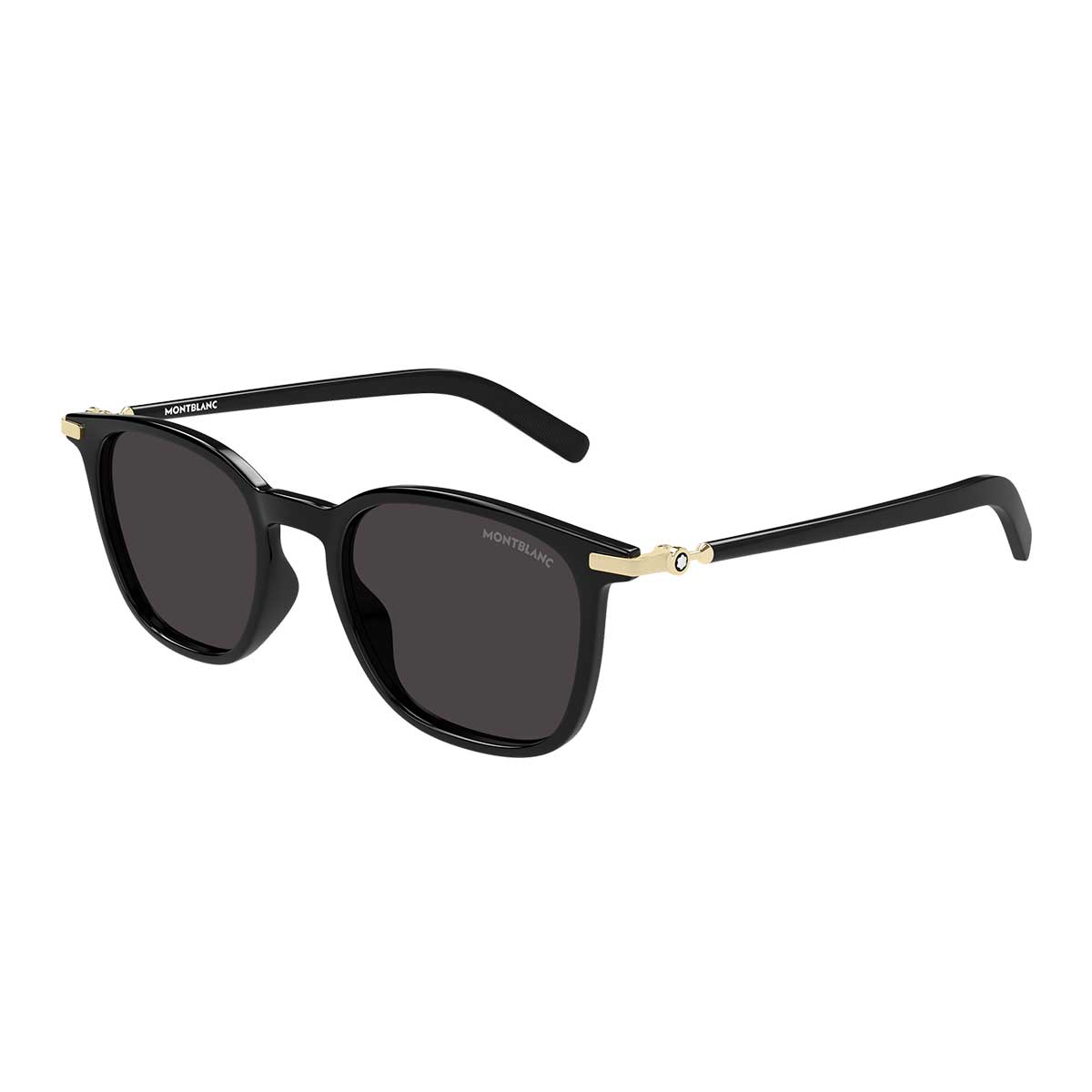 Montblanc Occhiali da Sole MB0460S 001 Nero/Grigio Uomo 2