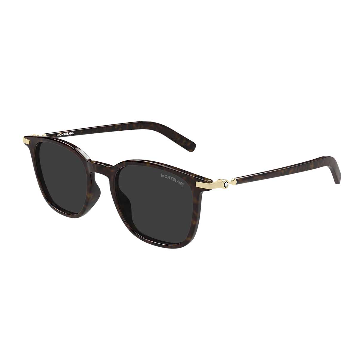 Montblanc Occhiali da Sole MB0460S 003 Marrone/Grigio Uomo 2