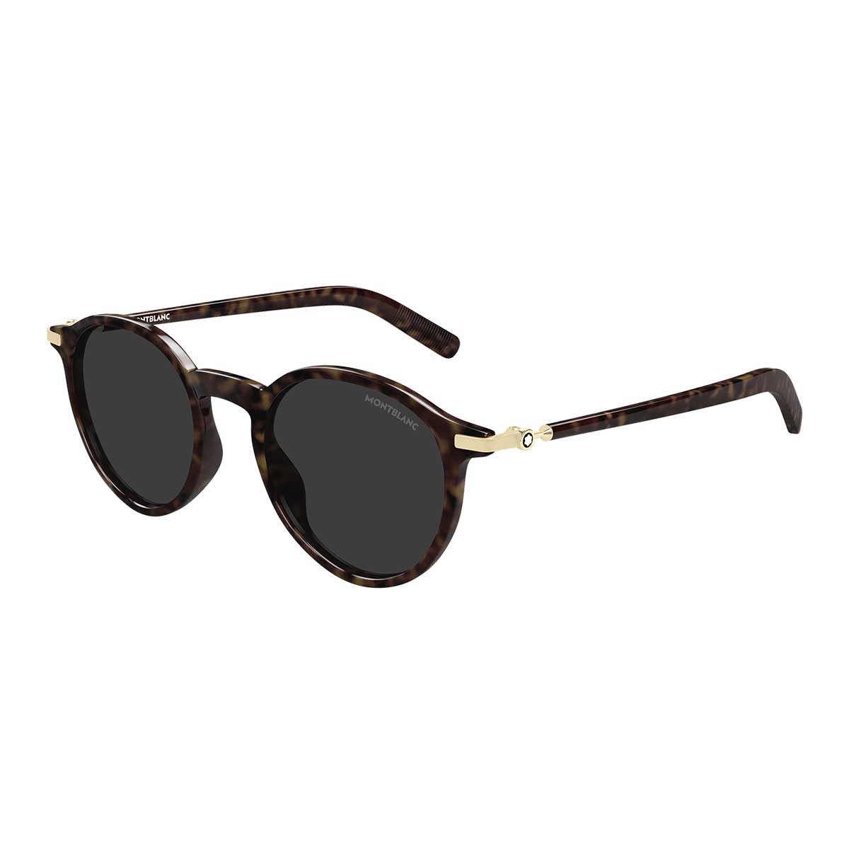 Montblanc Occhiali da Sole MB0461S 003 Marrone/Grigio Uomo 2