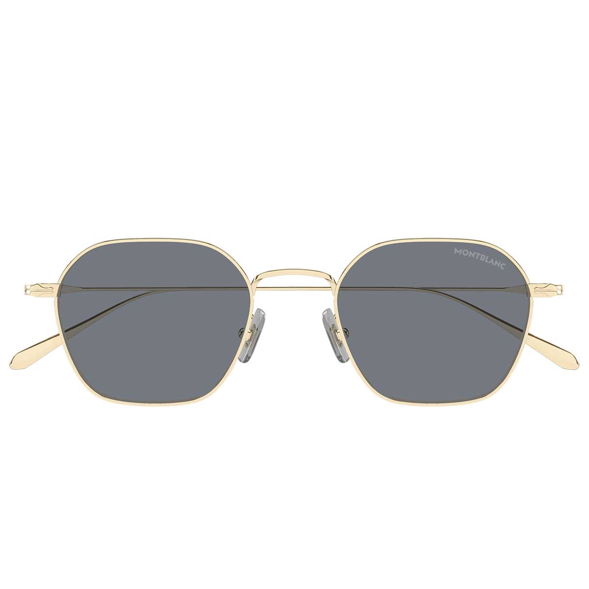 Montblanc Occhiali da Sole MB0472S 001 Oro/Grigio Uomo