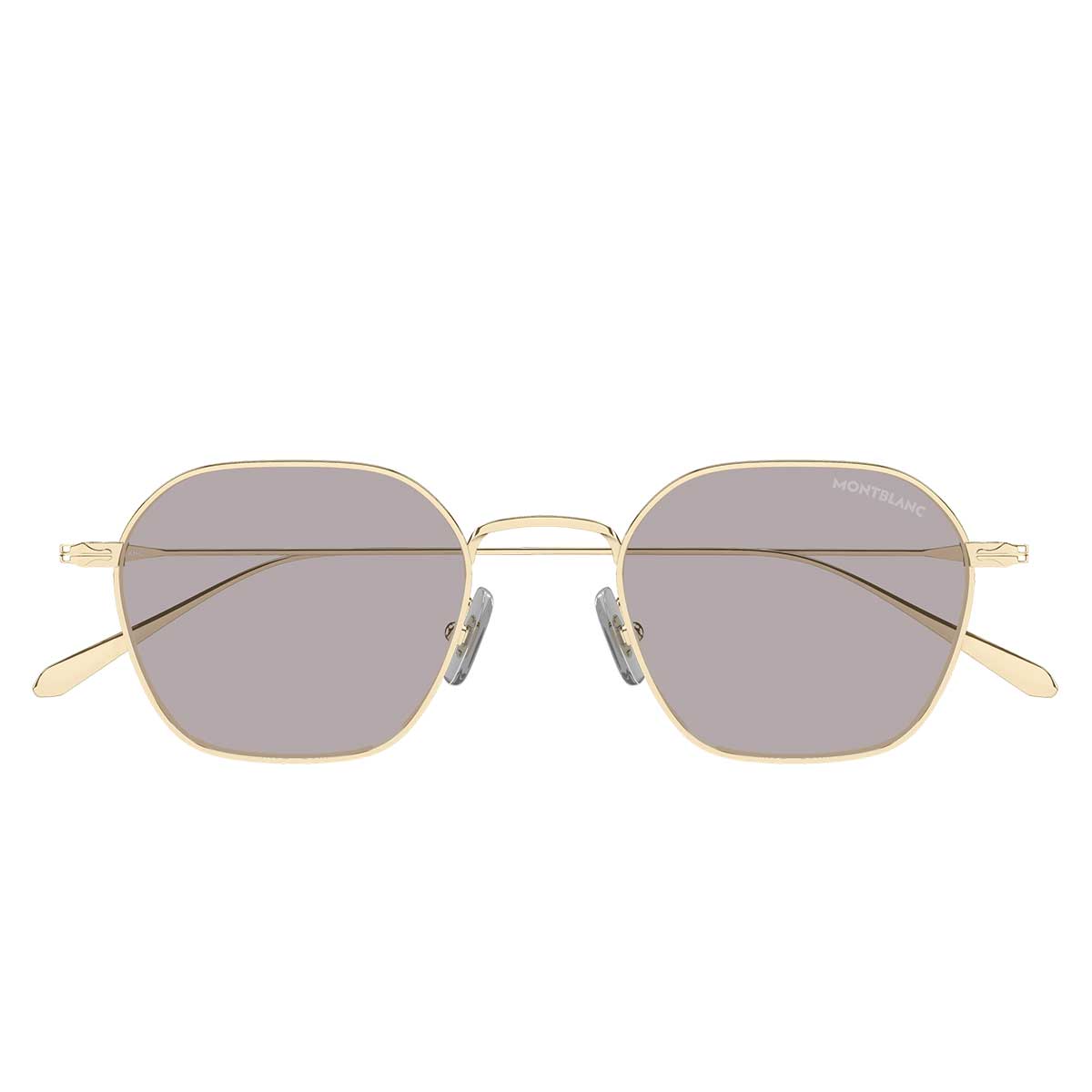 Montblanc Occhiali da Sole MB0472S 003 Oro/Viola Uomo