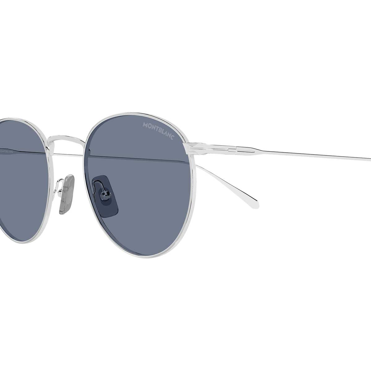 Montblanc Occhiali da Sole MB0473S 003 Argento/Grigio Uomo 3