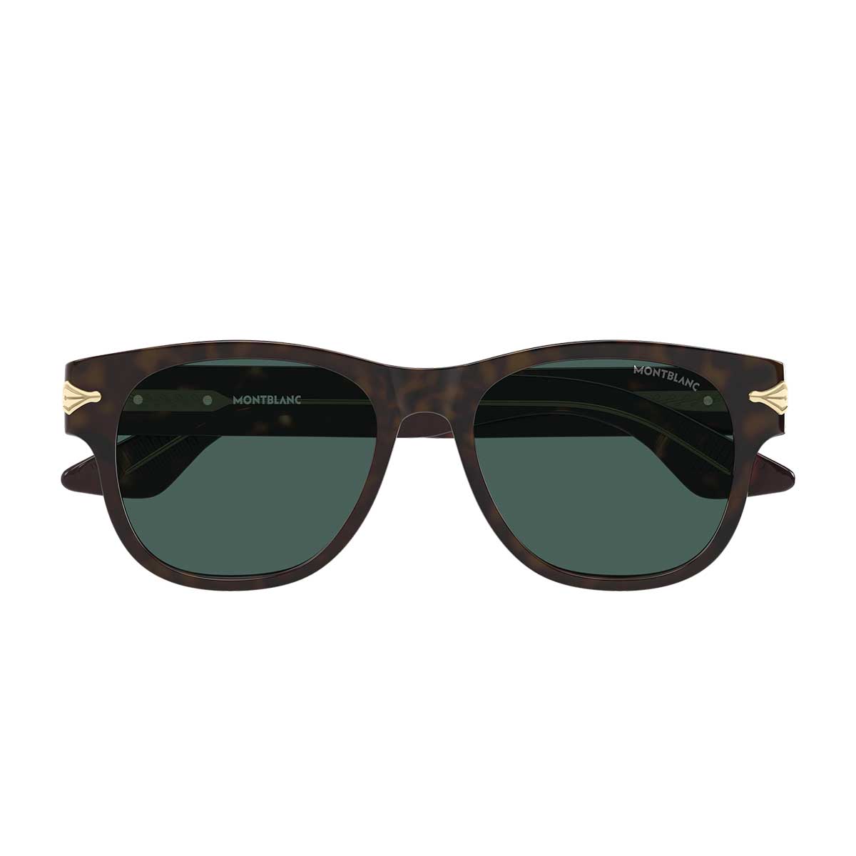 Montblanc Occhiali da Sole MB0478S 002 Marrone/Verde Uomo