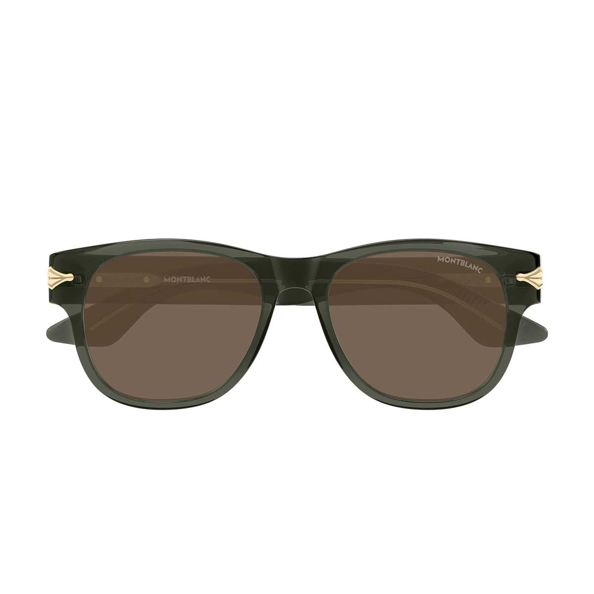 Montblanc Occhiali da Sole MB0478S 003 Grigio/Marrone Uomo