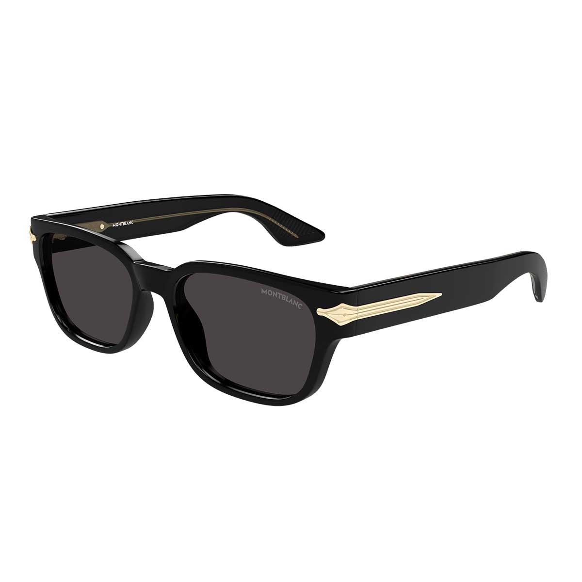 Montblanc Occhiali da Sole MB0479S 001 Nero/Grigio Uomo 2