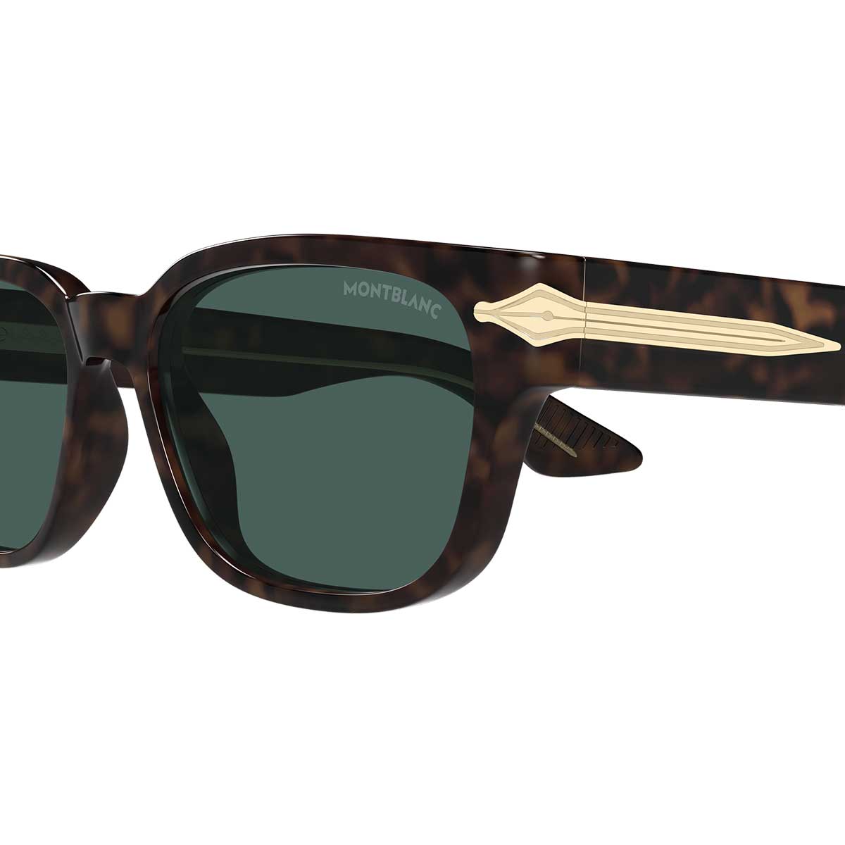 Montblanc Occhiali da Sole MB0479S 002 Marrone/Verde Uomo 3