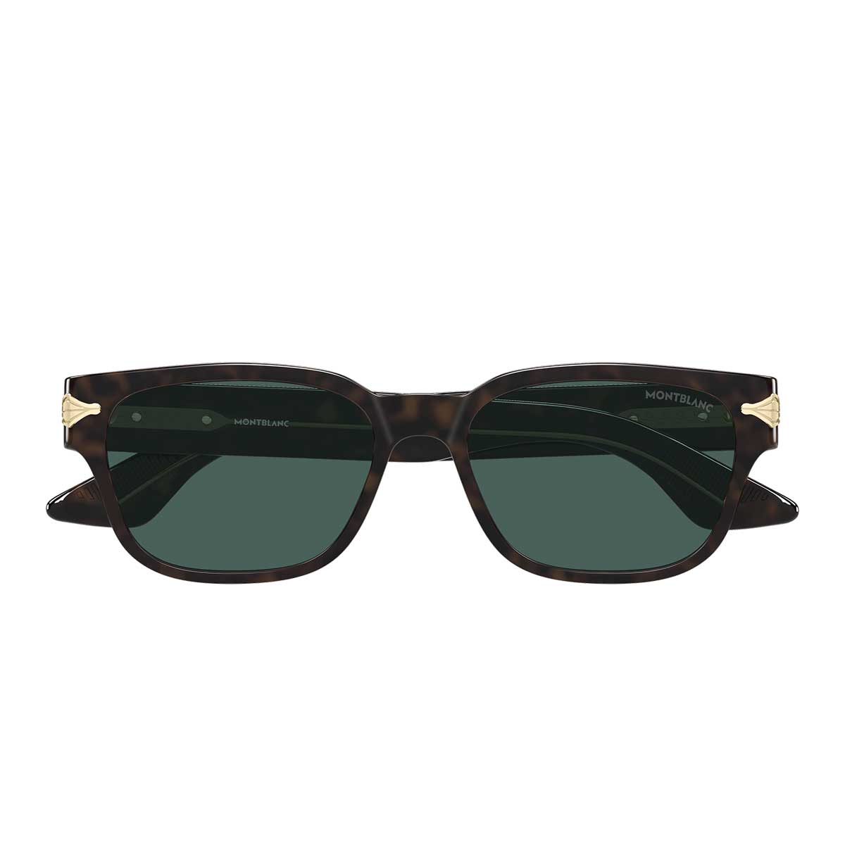 Montblanc Occhiali da Sole MB0479S 002 Marrone/Verde Uomo
