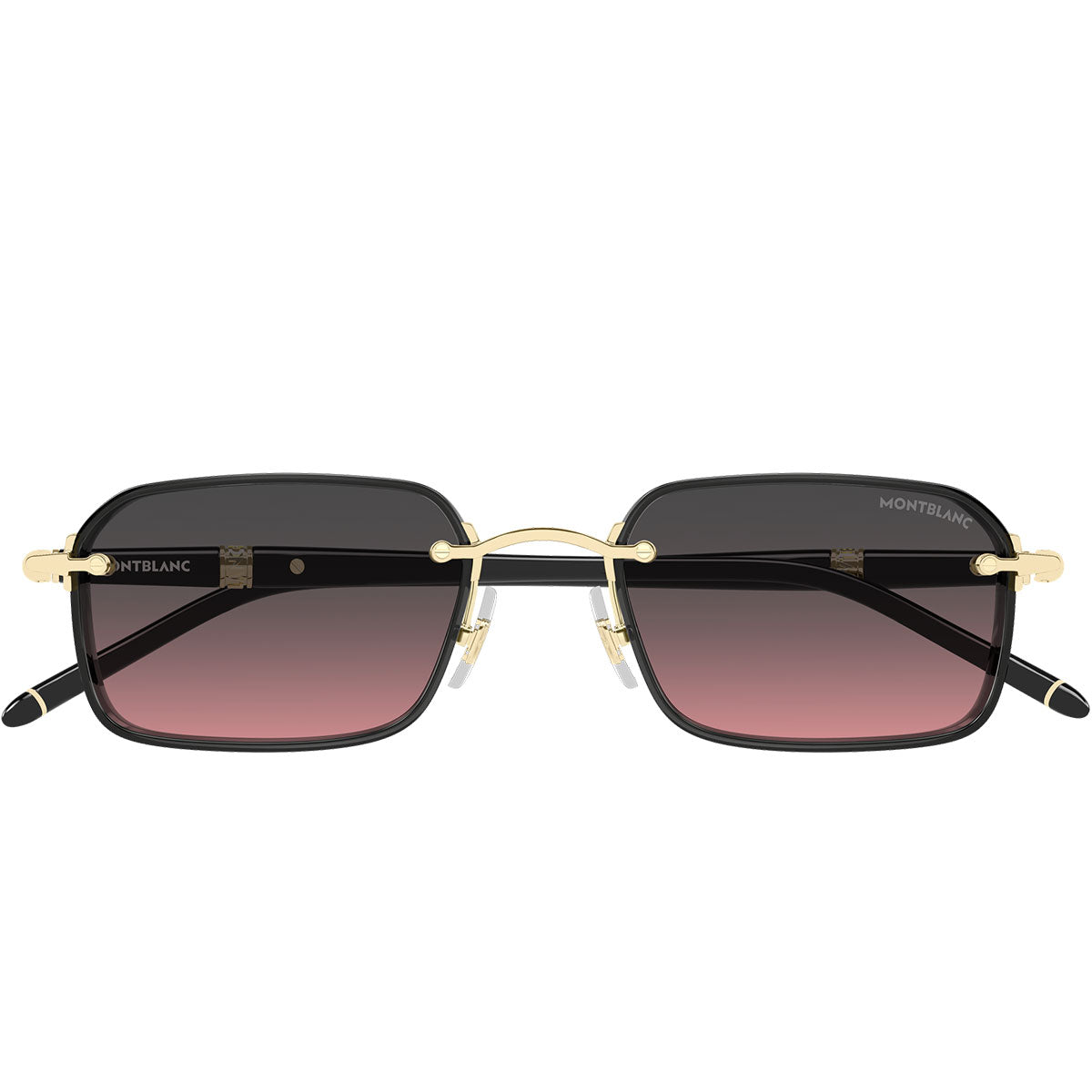 Montblanc Occhiali da Sole MB0483S 003 Nero/Grigio Viola Uomo