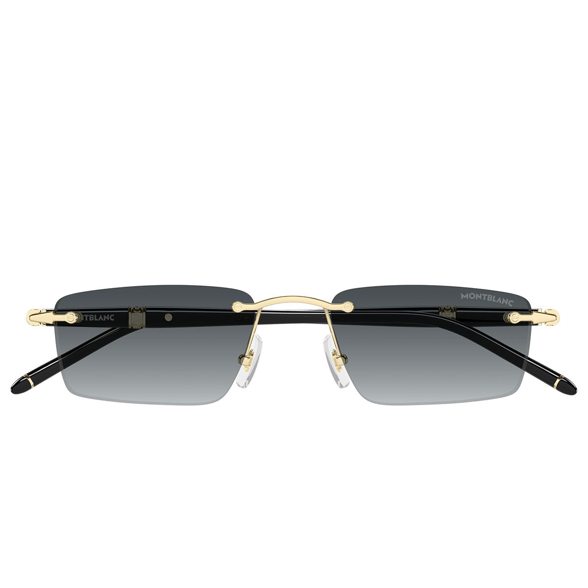 Montblanc Occhiali da Sole MB0484S 001 Oro Nero/Grigio Uomo