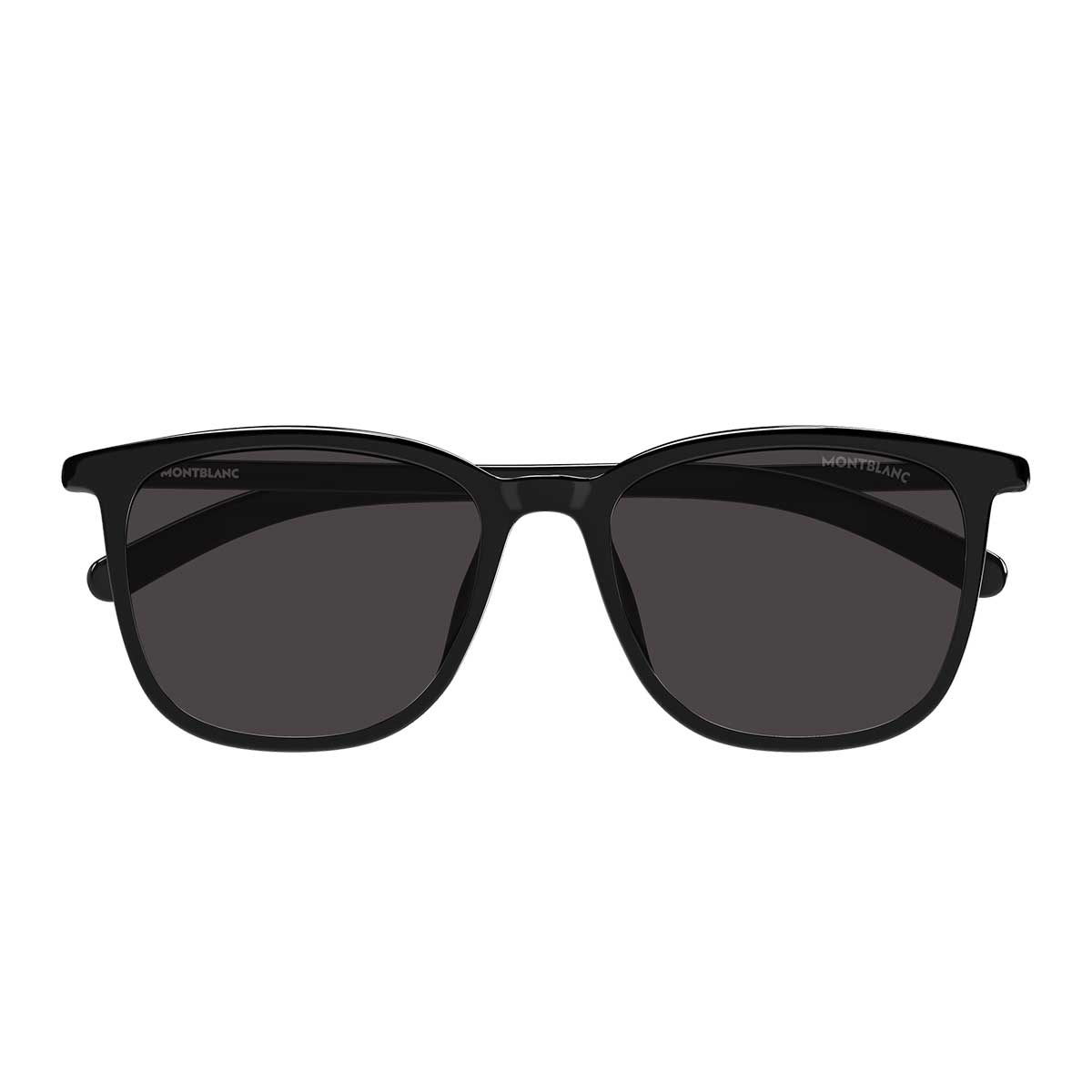 Montblanc Occhiali da Sole MB0487SA 001 Nero/Grigio Uomo