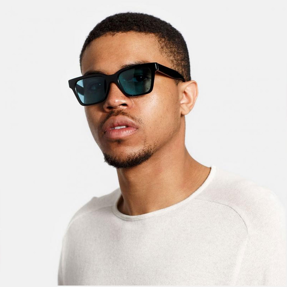 RetroSuperFuture Occhiali da Sole BG0 America Deep Blue Nero/Blu Unisex