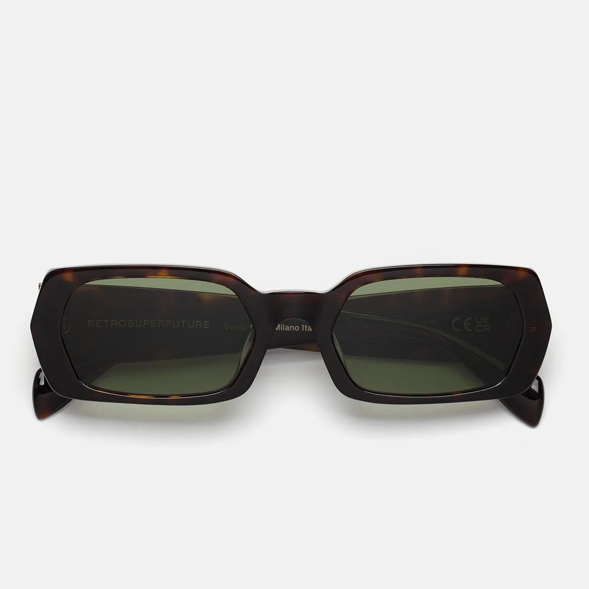 RetroSuperFuture Occhiali da Sole I2QO ST6 L'altro Havana Marrone/Verde Unisex