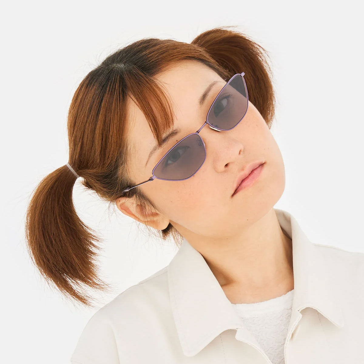 RetroSuperFuture Occhiali da Sole I4TF QE2 Spillo Light Purple Viola/Viola Unisex