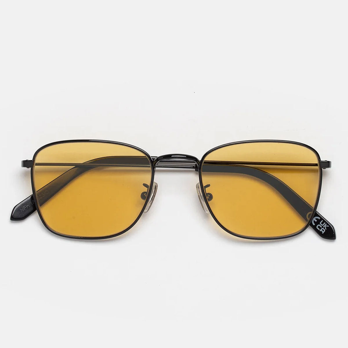 RetroSuperFuture Occhiali da Sole I8Q9 NFH Strand 2.0 Mustard Nero/Giallo Unisex
