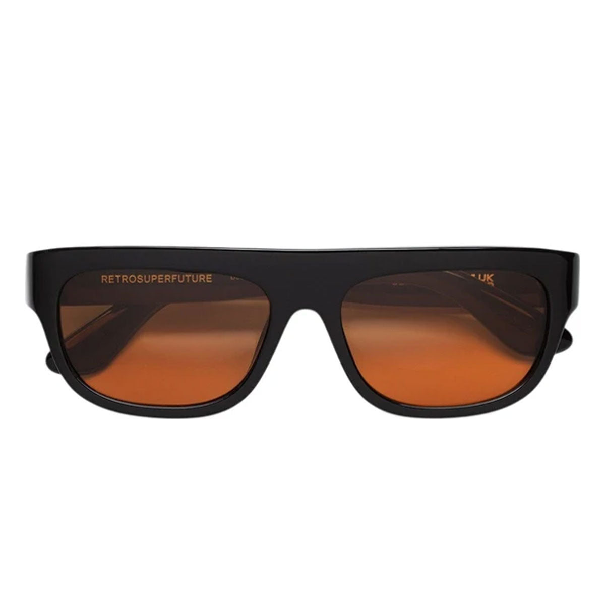 RetroSuperFuture Occhiali da Sole IAAC ZXO Serioso Refined Nero/Arancione Unisex