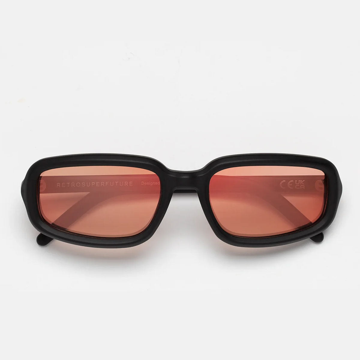RetroSuperFuture Occhiali da Sole IFEW TQ9 Troll Black Matte Nero/Rosa Unisex