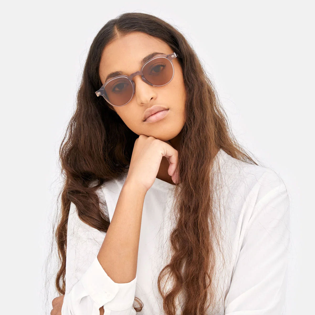 RetroSuperFuture Occhiali da Sole IISN ZWN The Warhol Stilo Grigio Nero/Marrone Unisex