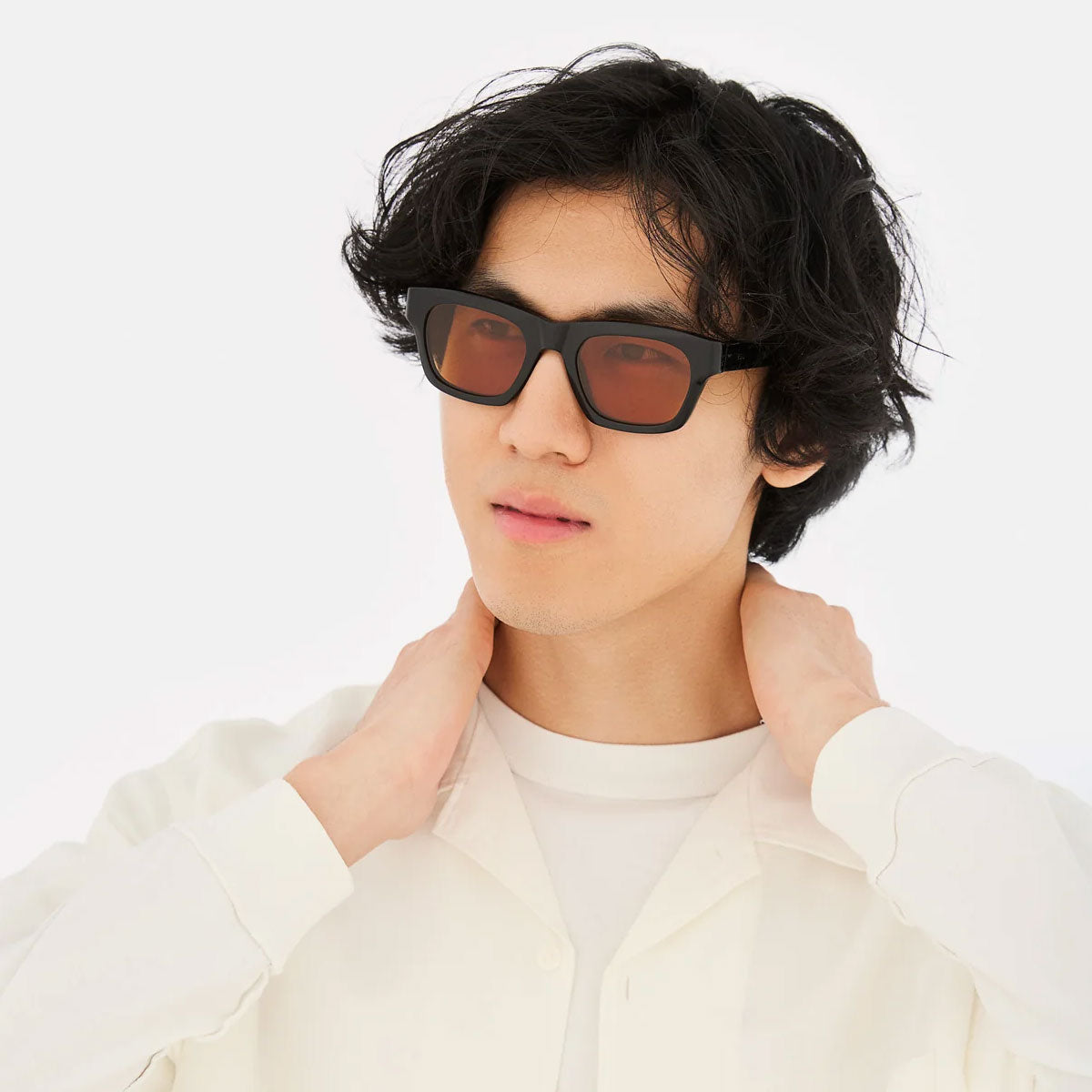 RetroSuperFuture Occhiali da Sole ISIE ZOR Sintesi Refined Nero/Arancione Unisex