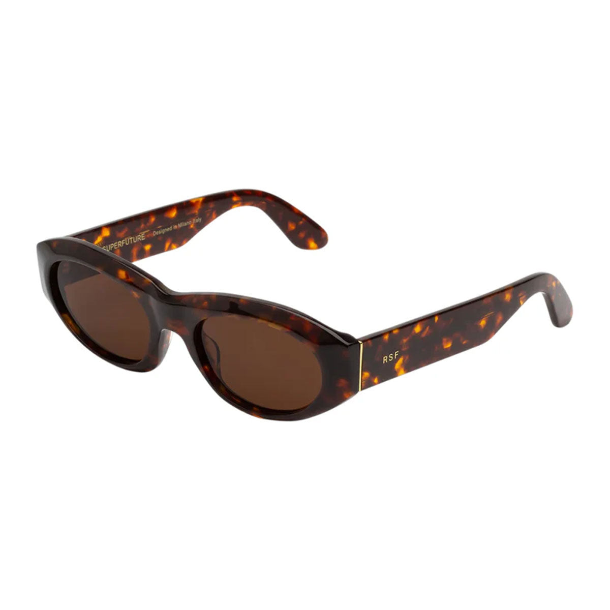 RetroSuperFuture Occhiali da Sole IT0T 6DF Cinema Burnt Havana Marrone/Marrone Unisex
