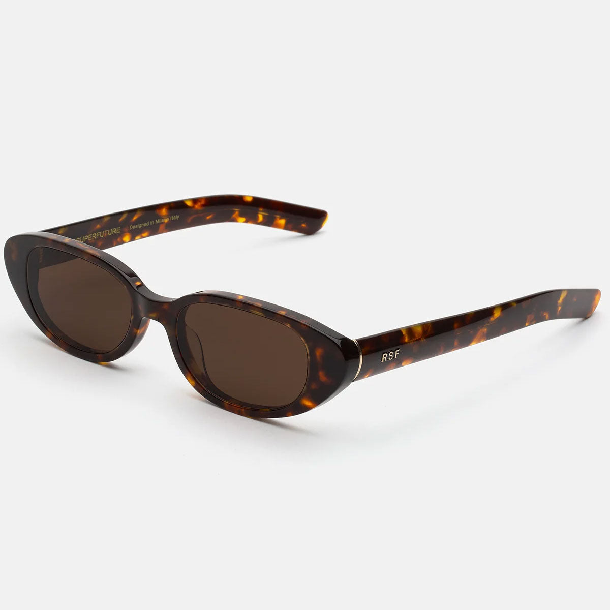 RetroSuperFuture Occhiali da Sole IY5A UBL Vega Burnt Havana Marrone/Marrone Unisex