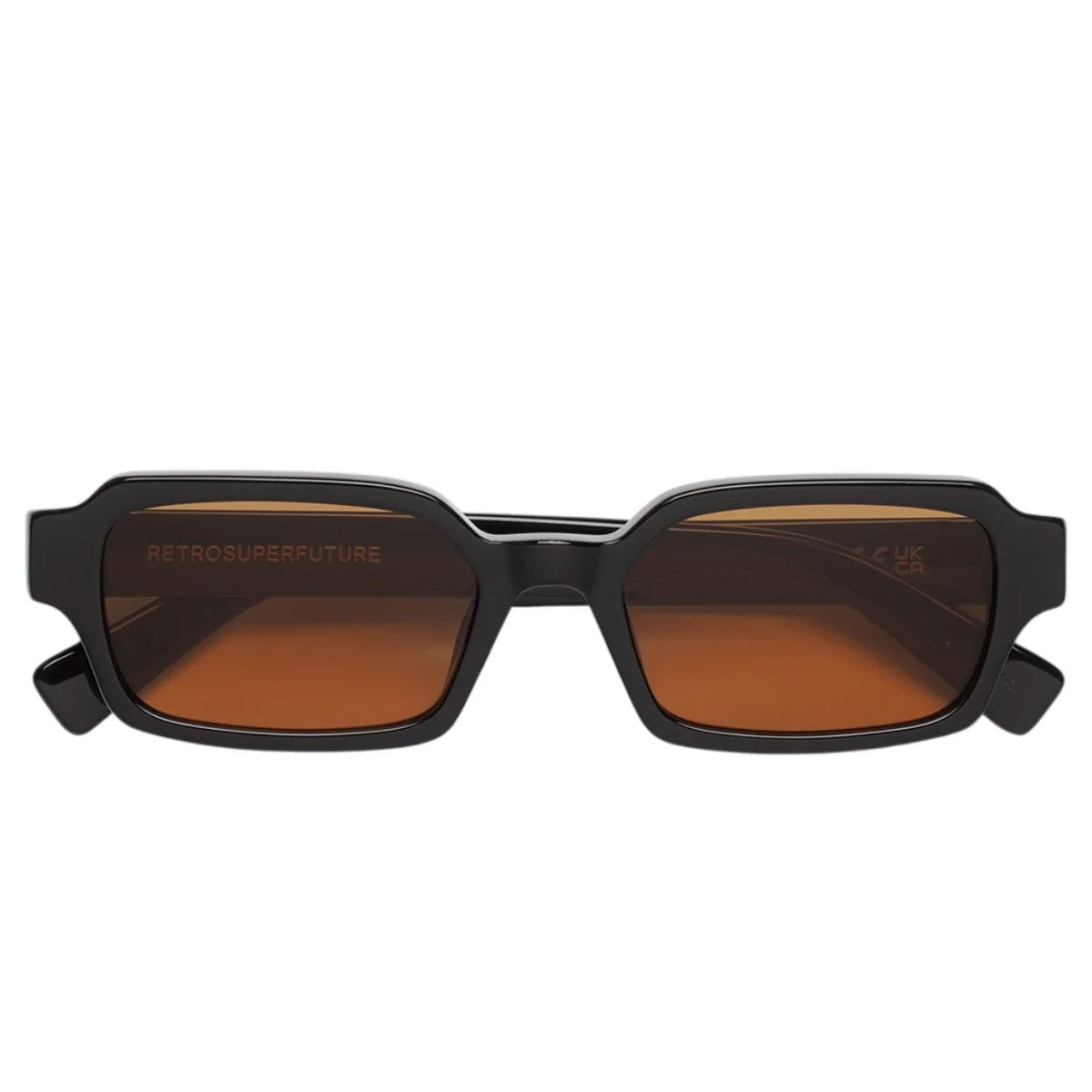 RetroSuperFuture Occhiali da Sole MYS Carino Refined Nero/Arancione Unisex
