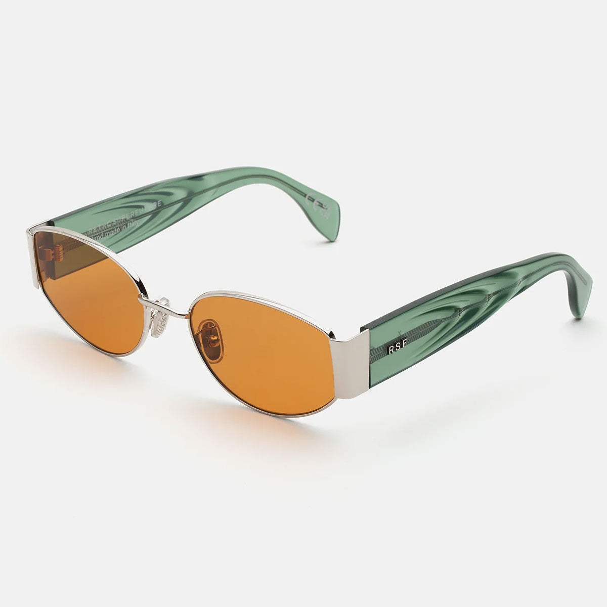 RetroSuperFuture Occhiali da Sole PT5 X Sage Argento Verde/Marrone Unisex