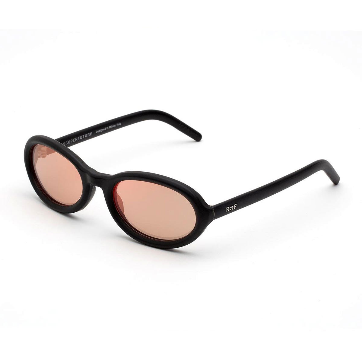 RetroSuperFuture Occhiali da Sole VVR Cherry Black Matte Nero/Rosa Unisex